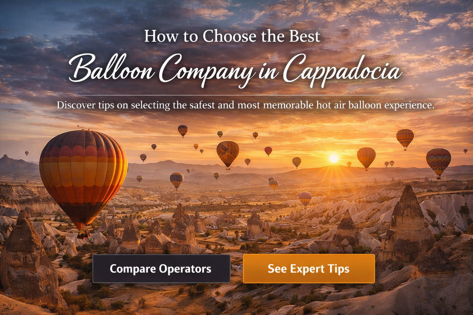 How to Choose the Best Balloon Company in Cappadocia