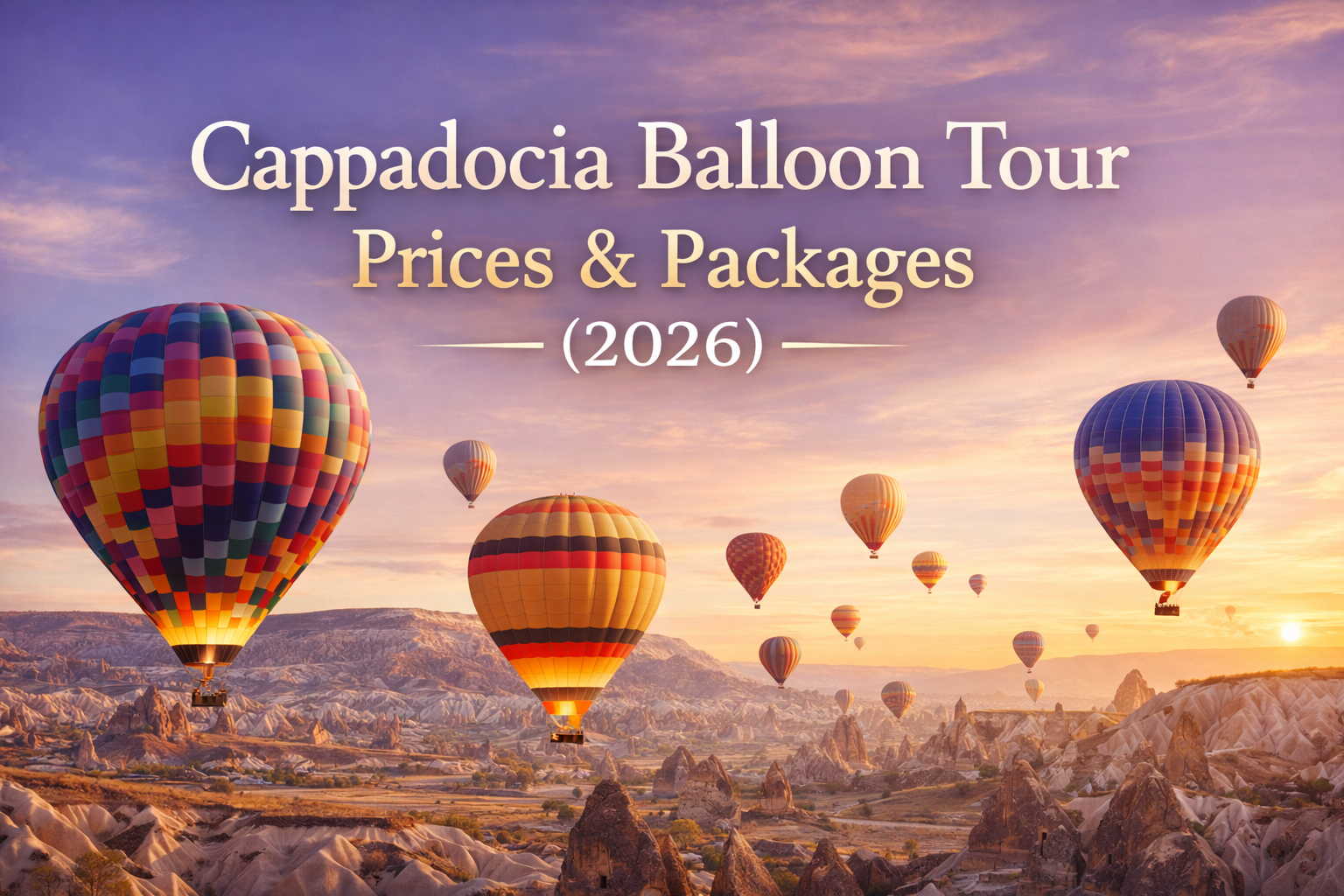Cappadocia Balloon Tour Prices & Packages 2026