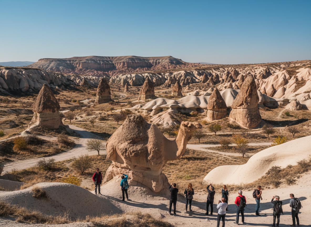 Cappadocia Devrent Valley camel rock formation