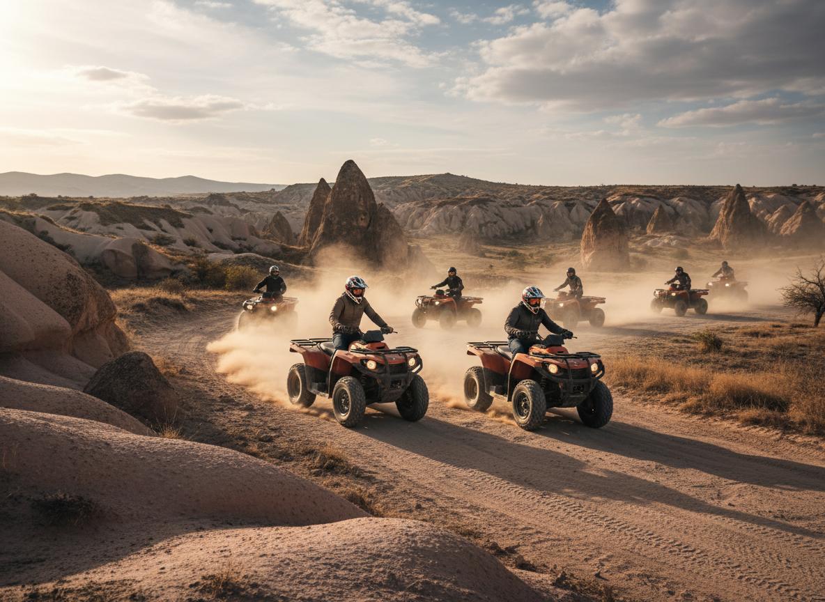Daily ATV tour Cappadocia sunset valleys