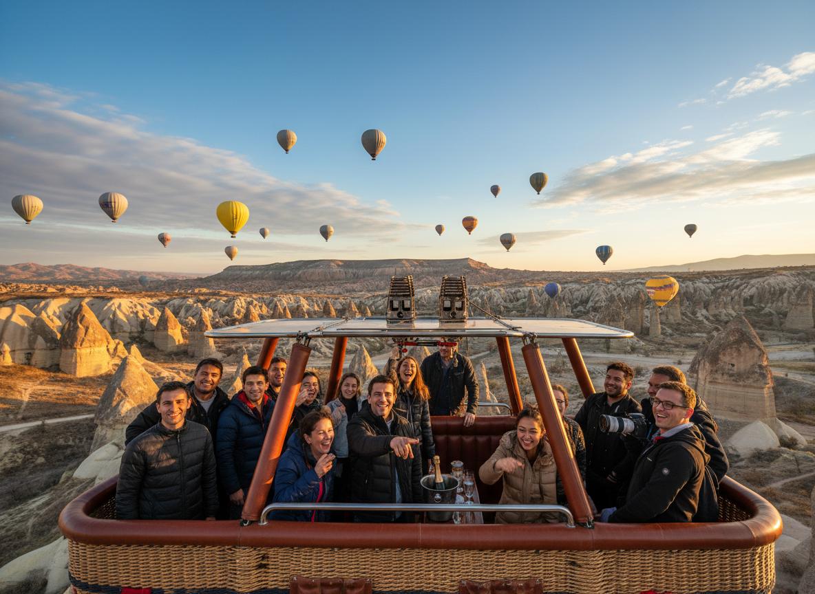 Hot air balloon daily tour Cappadocia