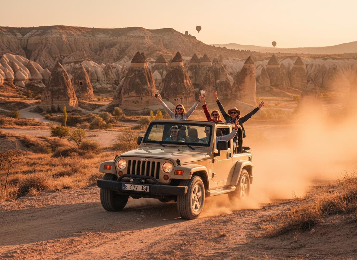 Daily Jeep Safari Cappadocia off road route